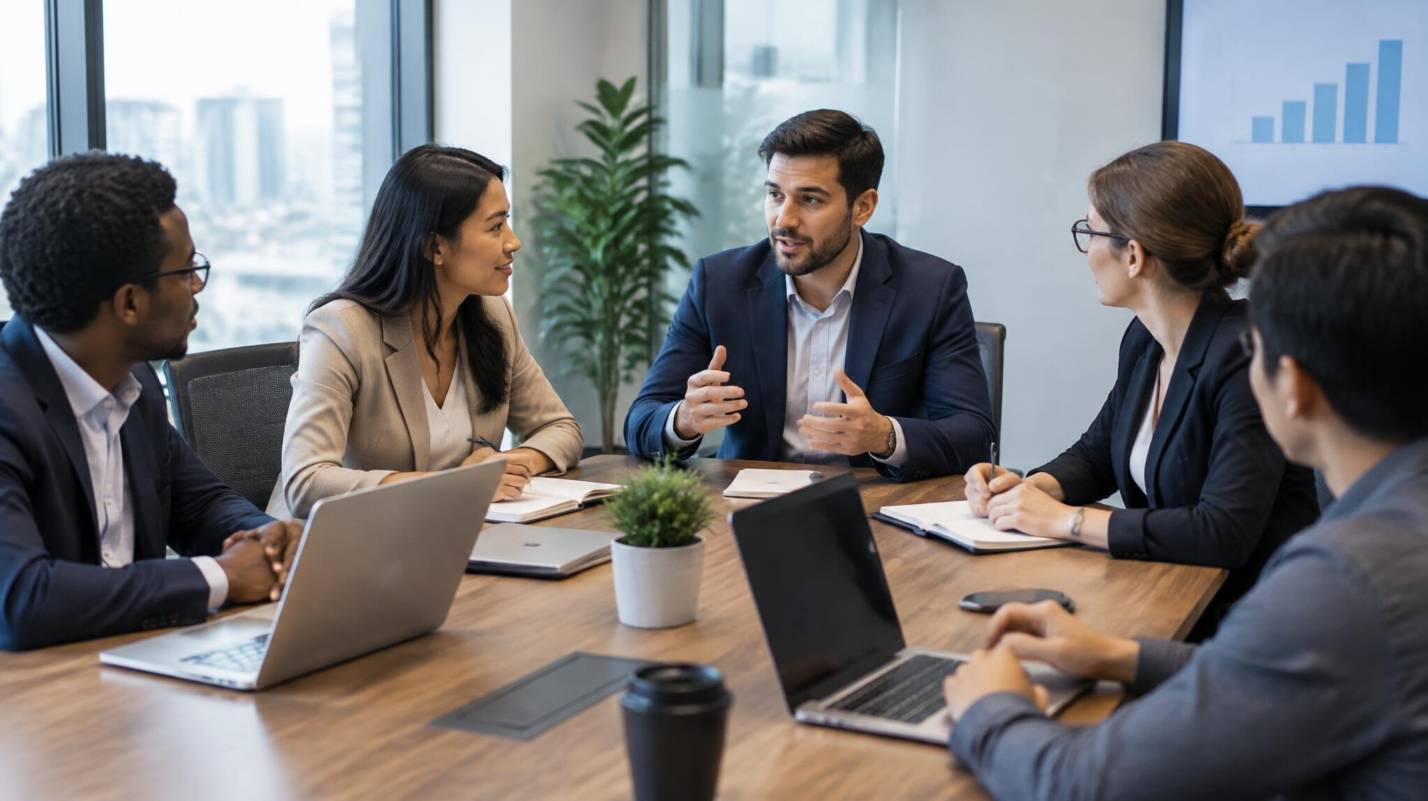 business team meeting discussion