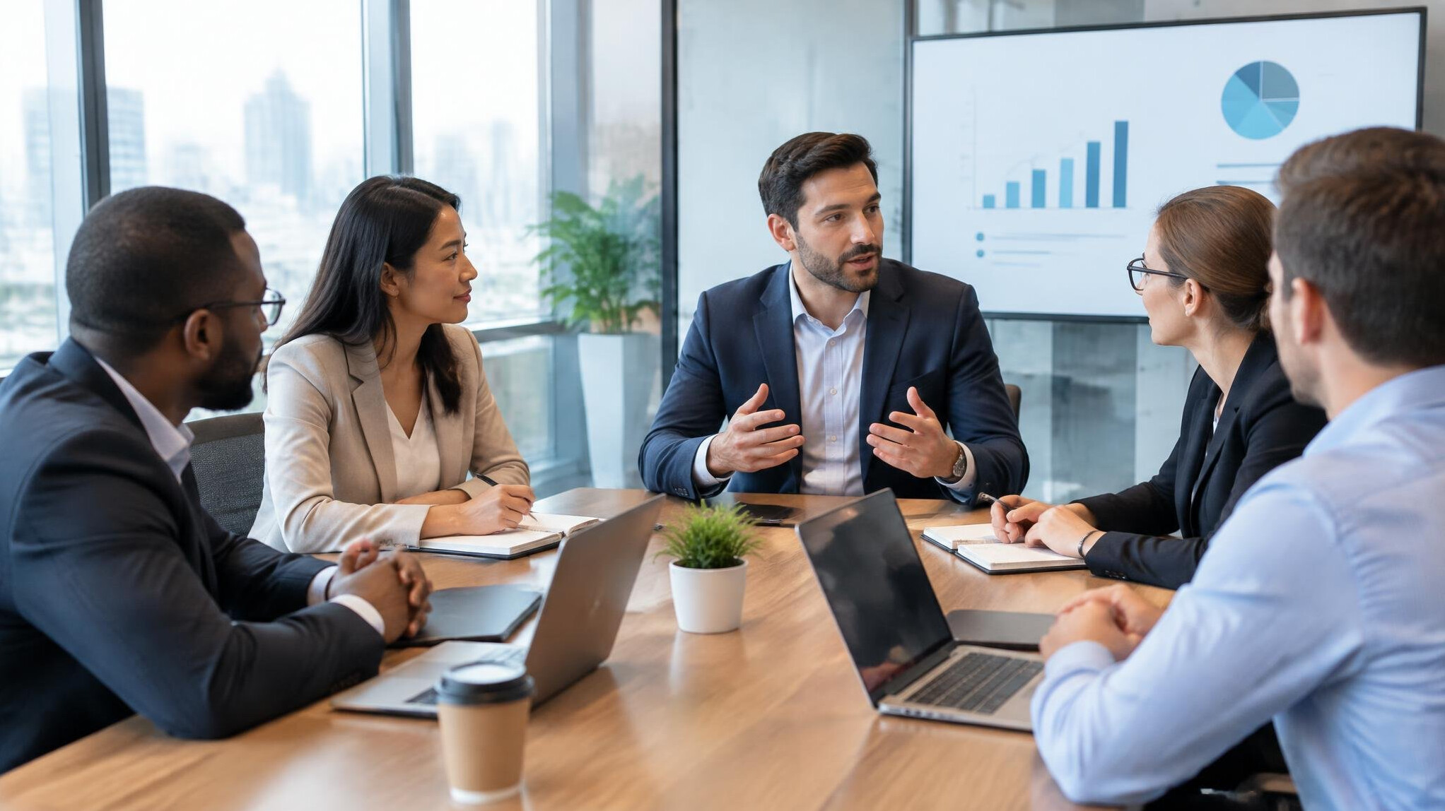 business team meeting discussion