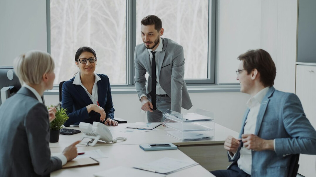 corporate training session